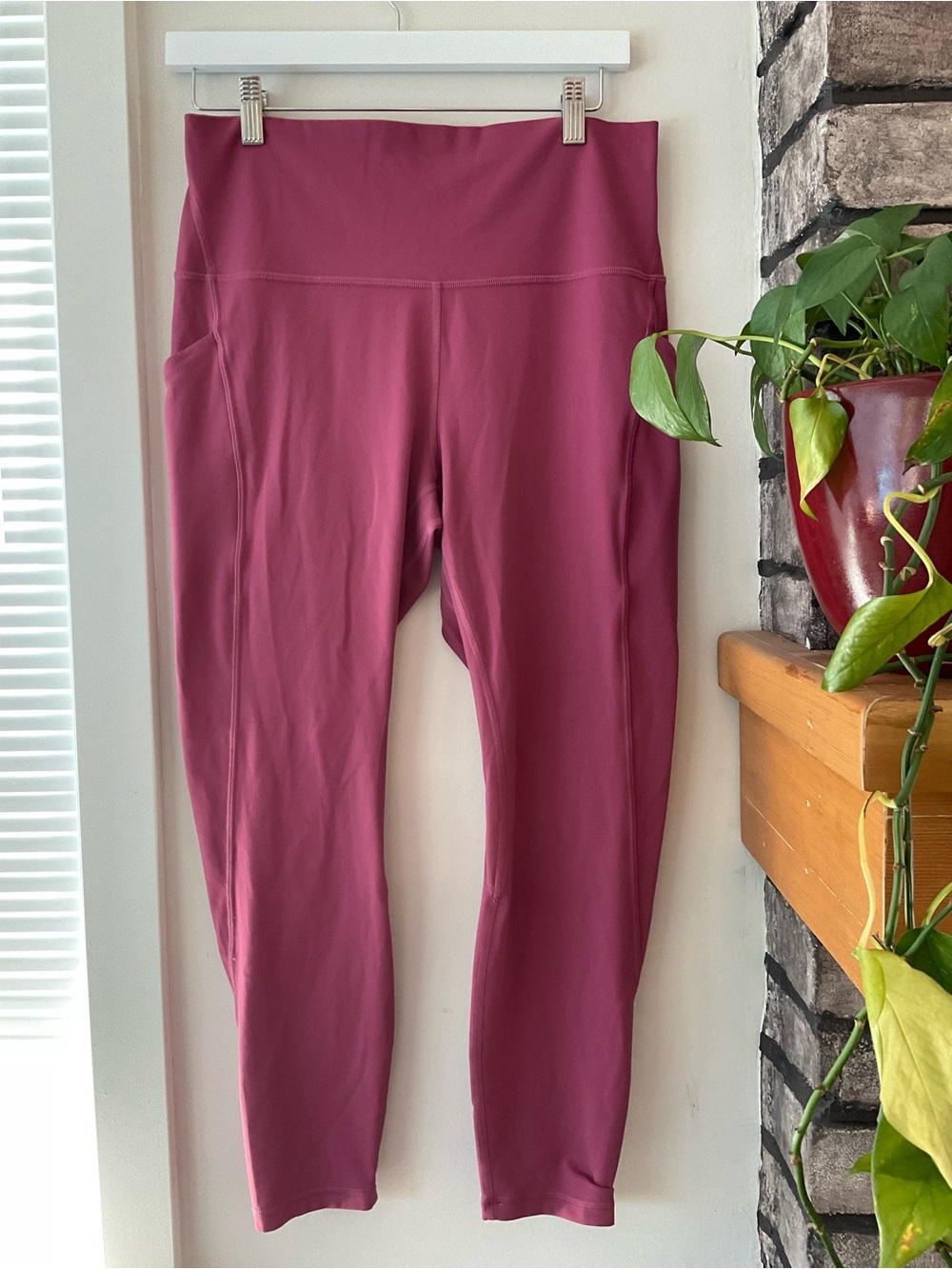🫐Lululemon Align High Rise Pants with Pockets Magenta Pink Yoga Leggings 12